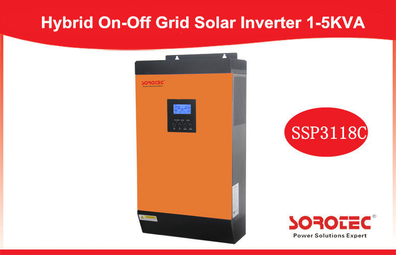 5kVA High Frequency Solar Power Inverters for Office Building / Factory , Orange Color